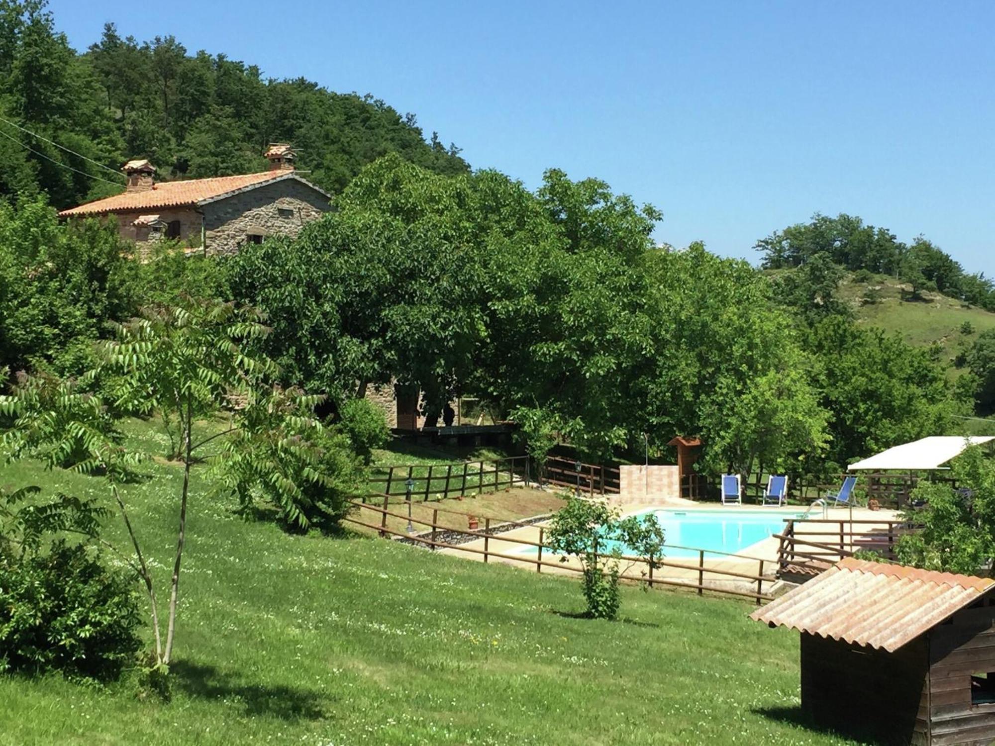 Villa Farmhouse In Apecchio With Swimming Pool Terrace Garden Extérieur photo
